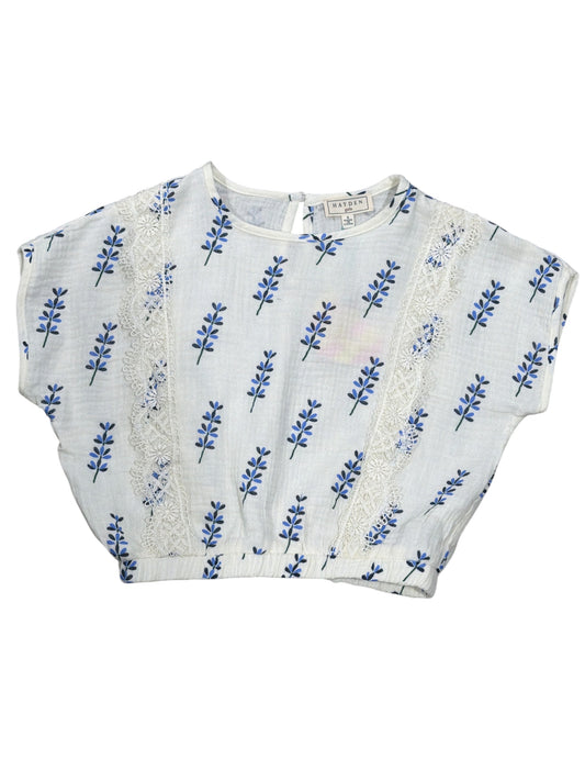 Hayden Girl Blue Floral Sleeveless Top