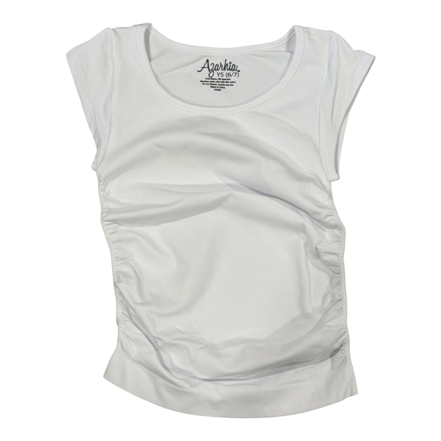 Azarhia Ruched Top - White