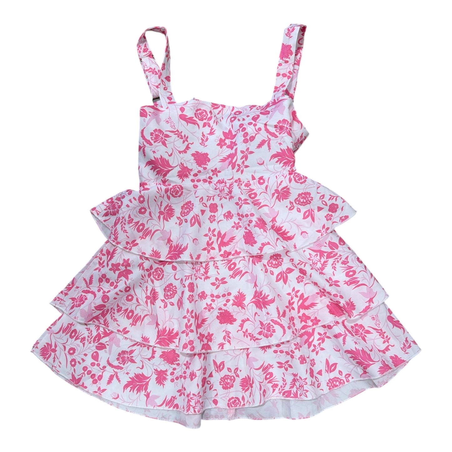 Mommy & Me Floral Layered Dress - Pink