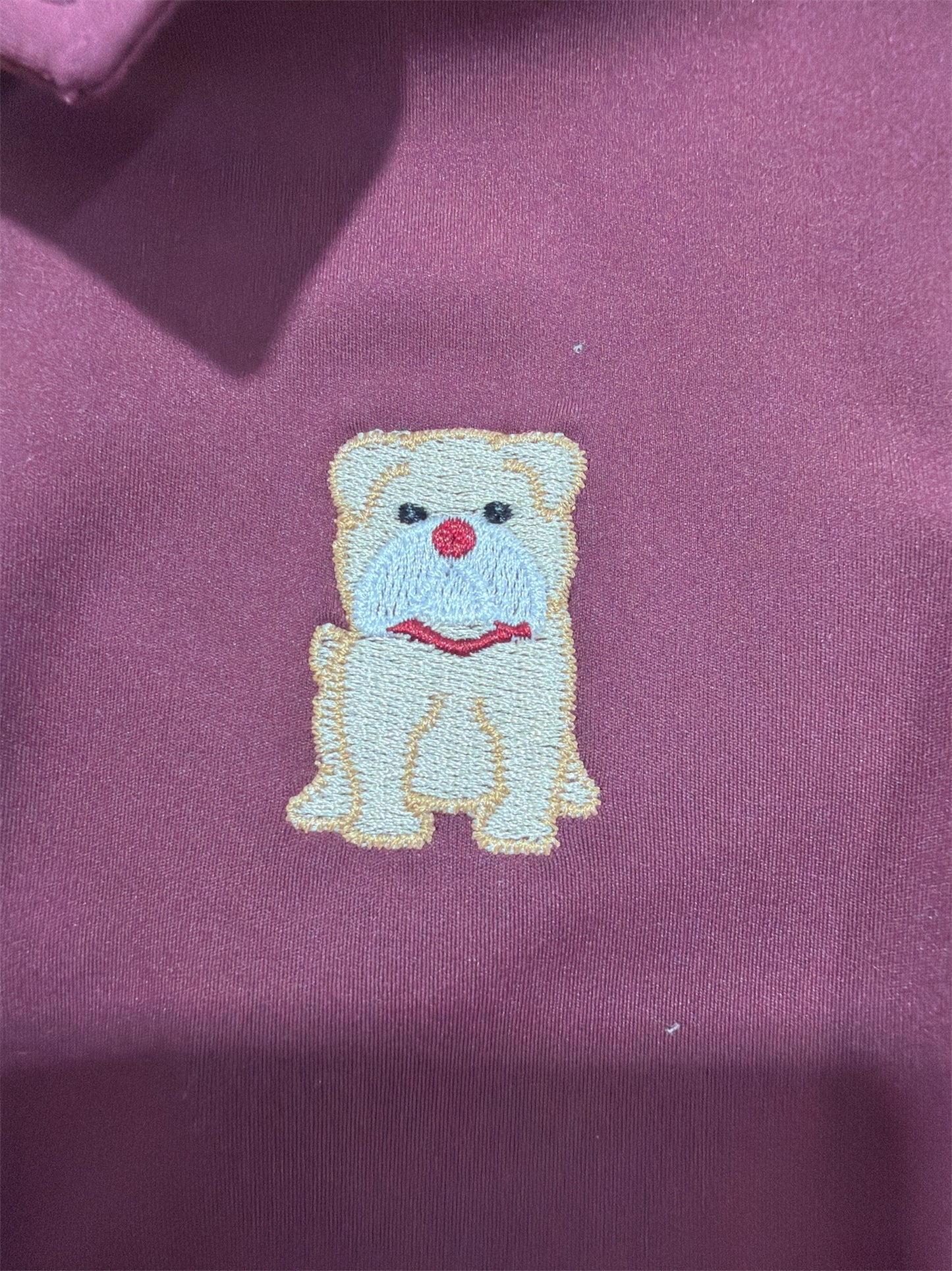 Ishtex Maroon Bulldog Dress