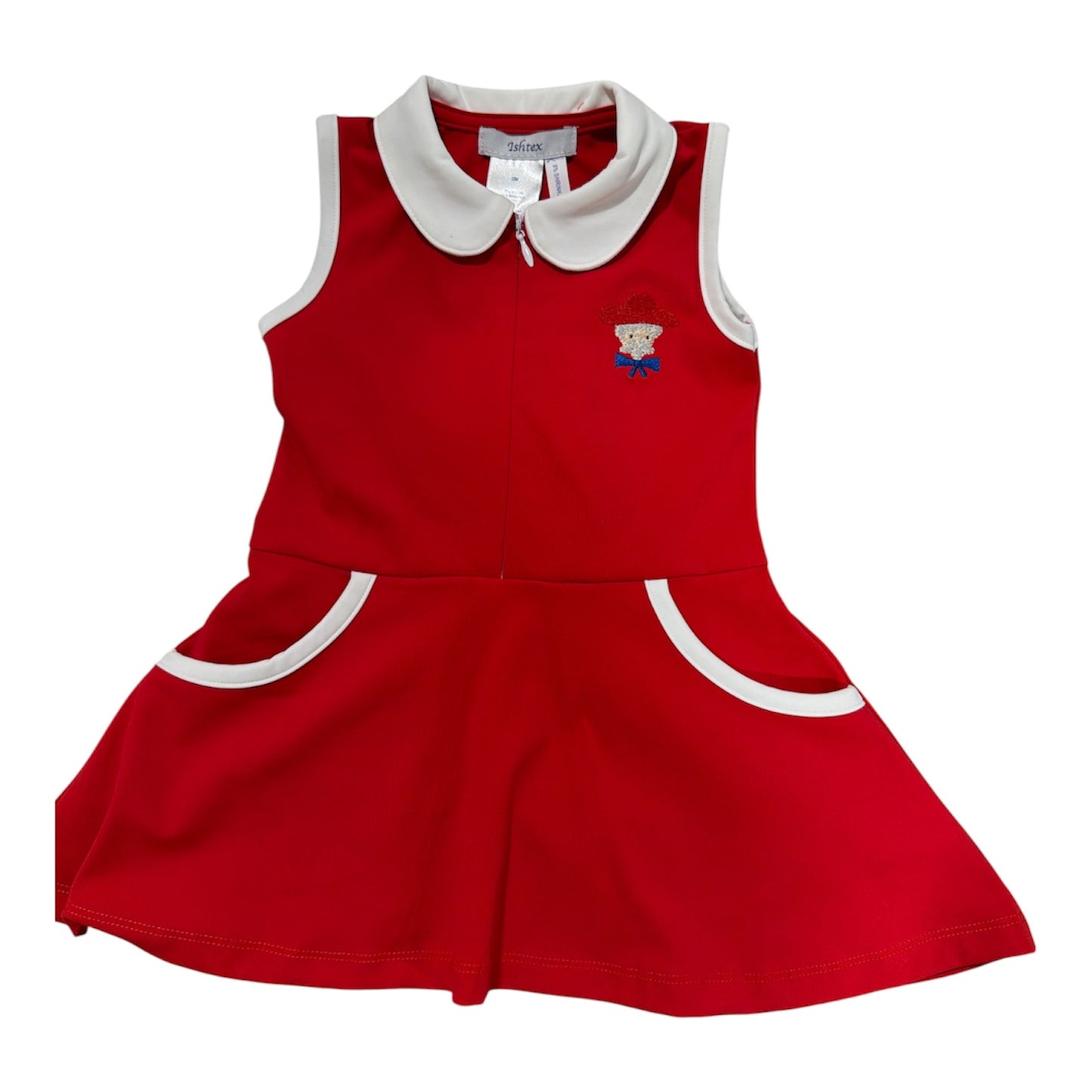 Ishtex Red Colonel Rebel Dress