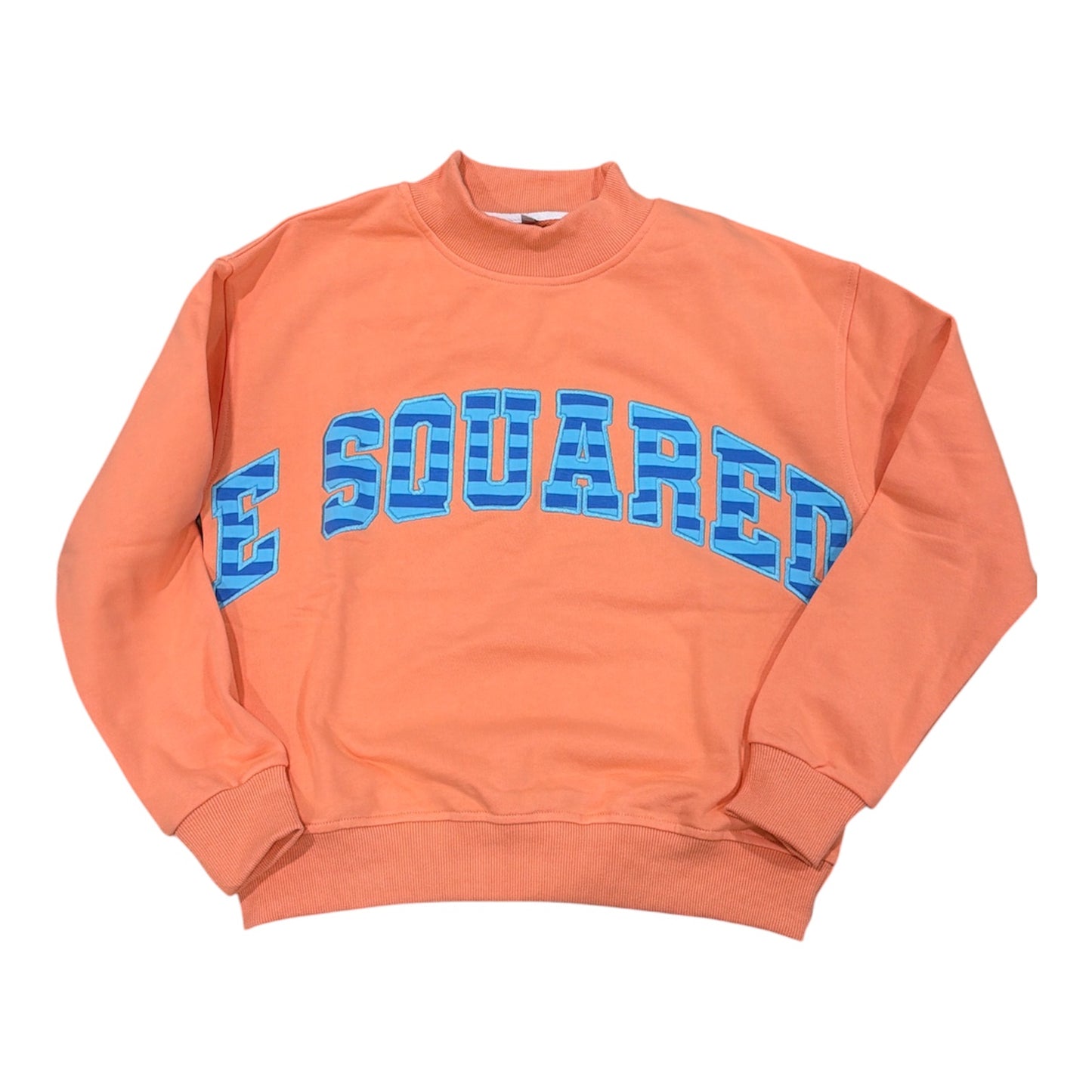 E Squared Mock Neck Sweatshirt - Blue Horizon