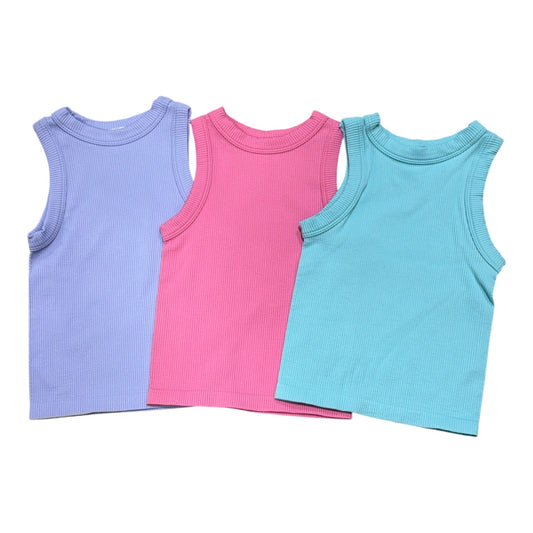 Suzette Collection High Neck Ribbed Seemless Tank