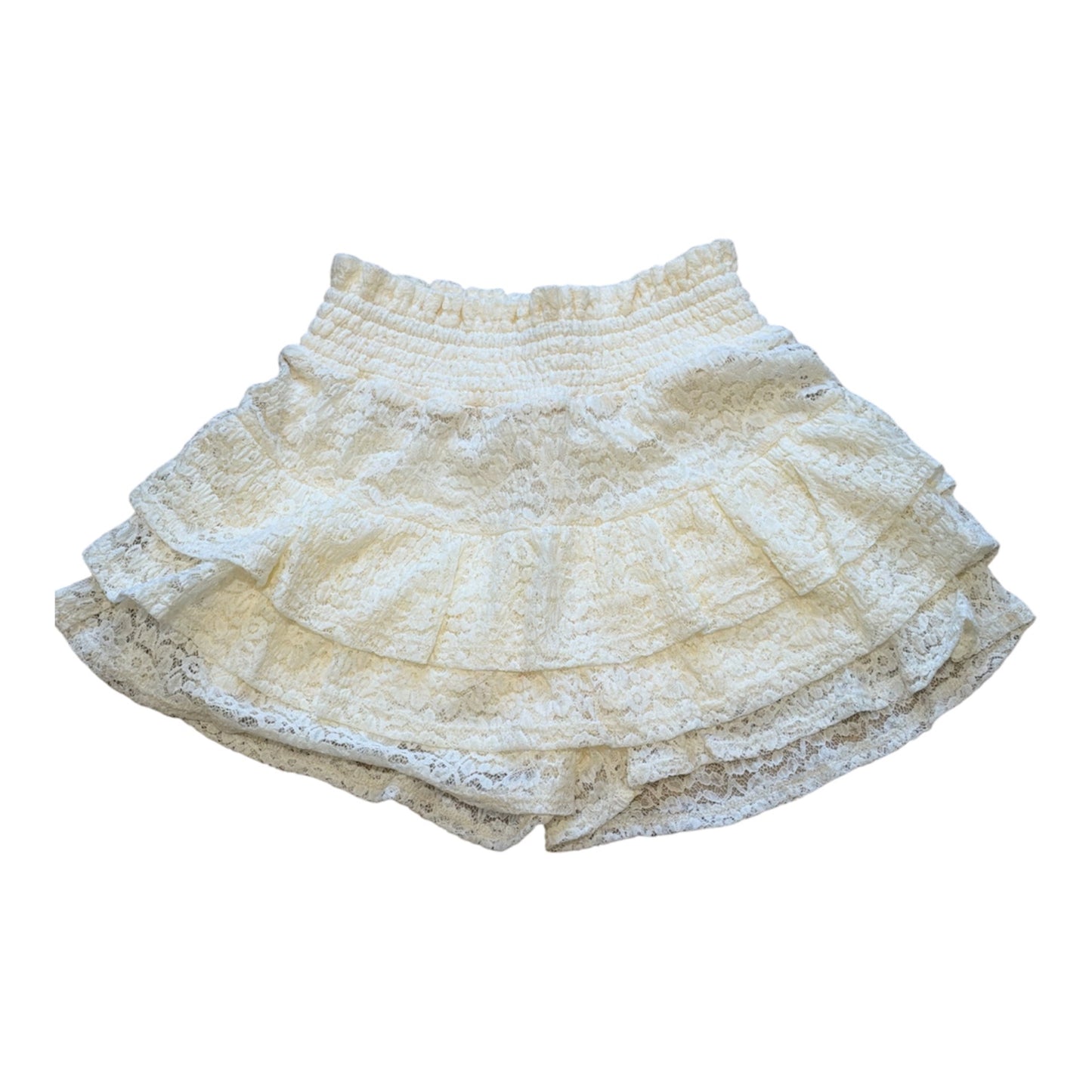 Hayden Girl Lace Tiered Shorts