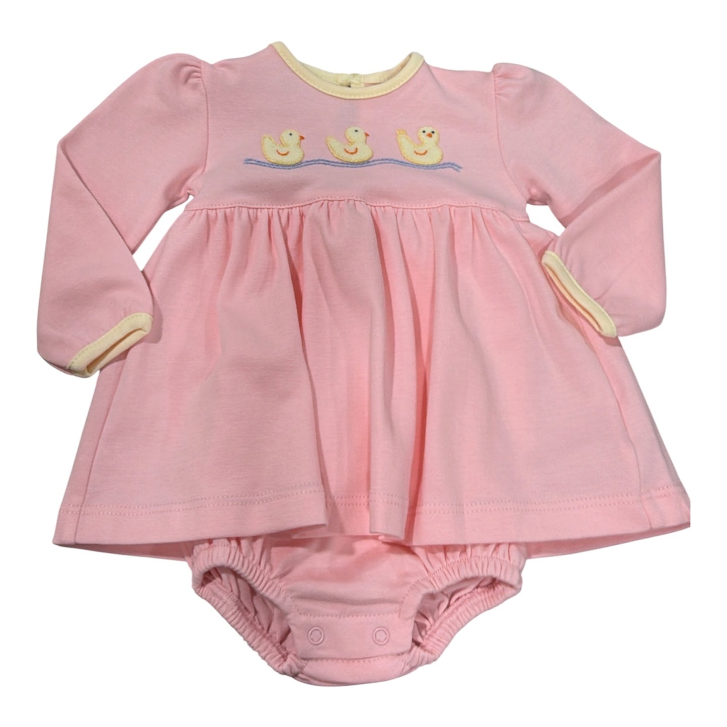 Squiggles Ducks Onesie Dress