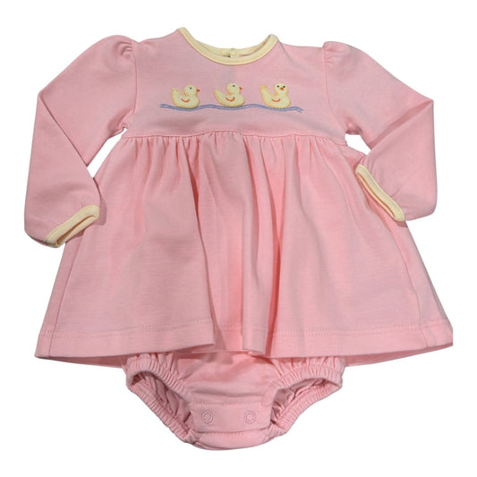 Squiggles Ducks Onesie Dress