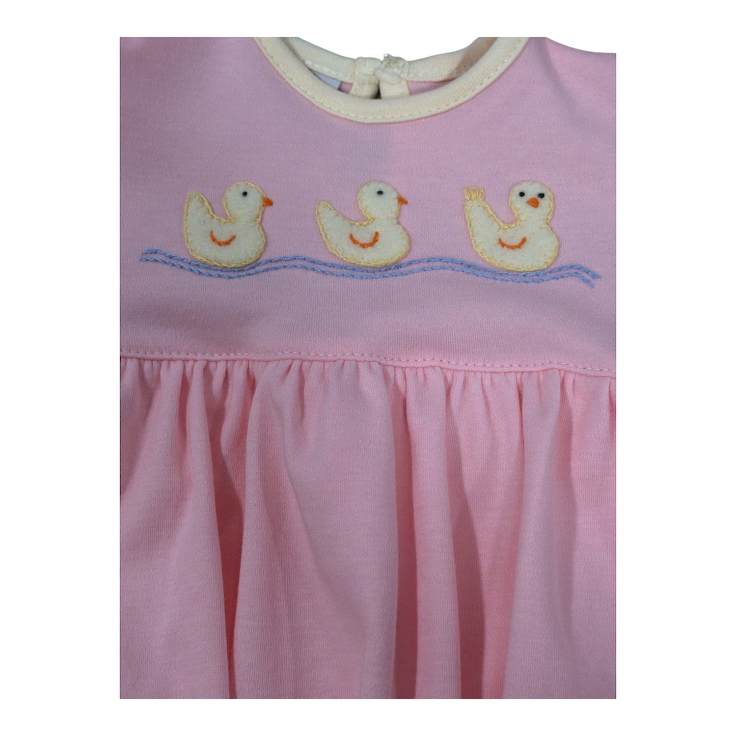 Squiggles Ducks Onesie Dress