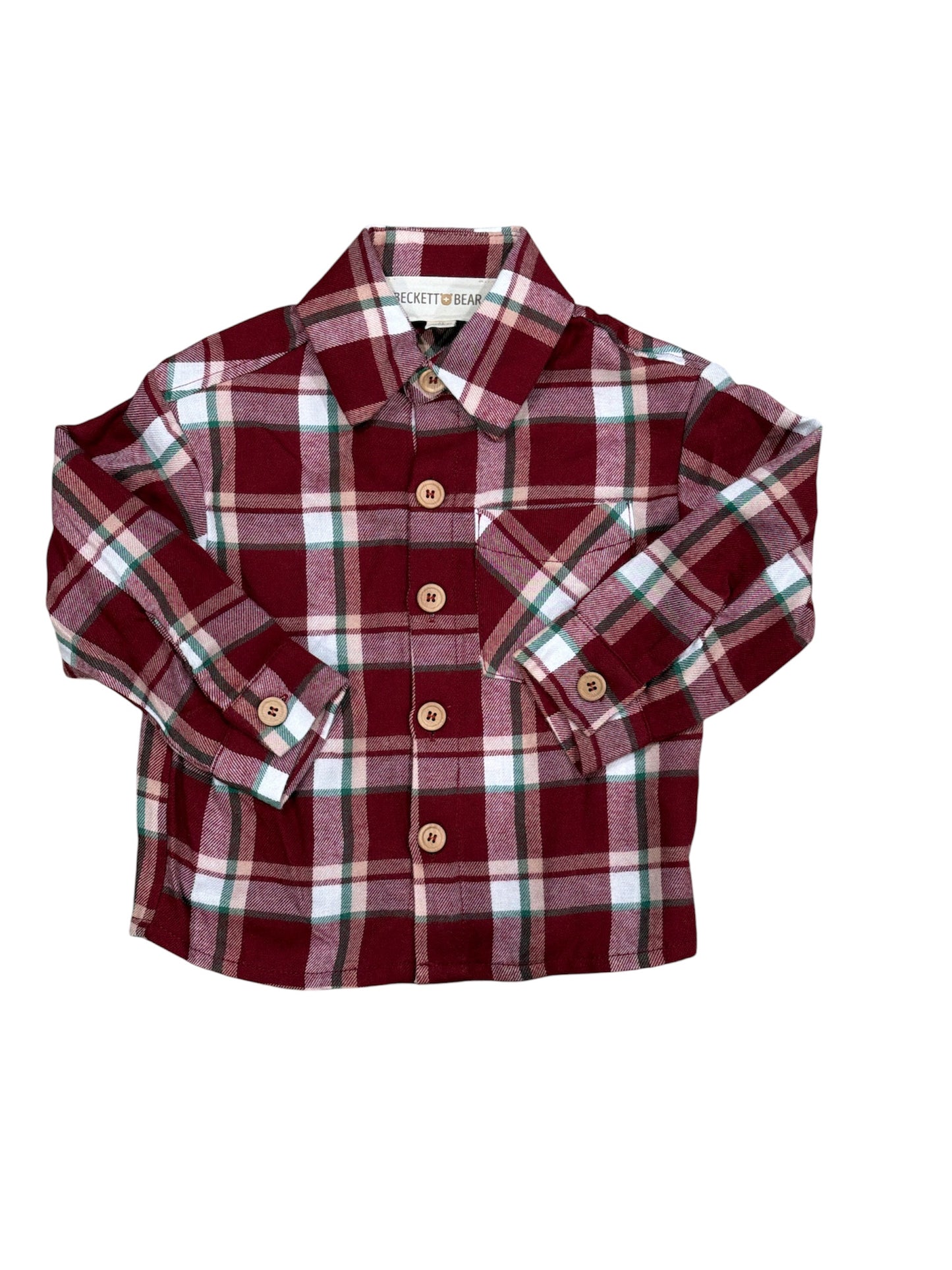 Beckett + Bear Winterberry Shirt - Boys