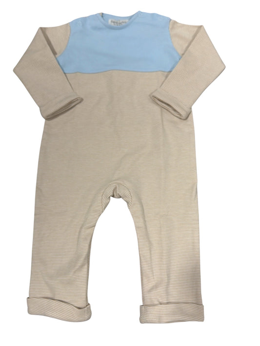 Squiggles Booys Longall - Beige and Blue - 0/3M