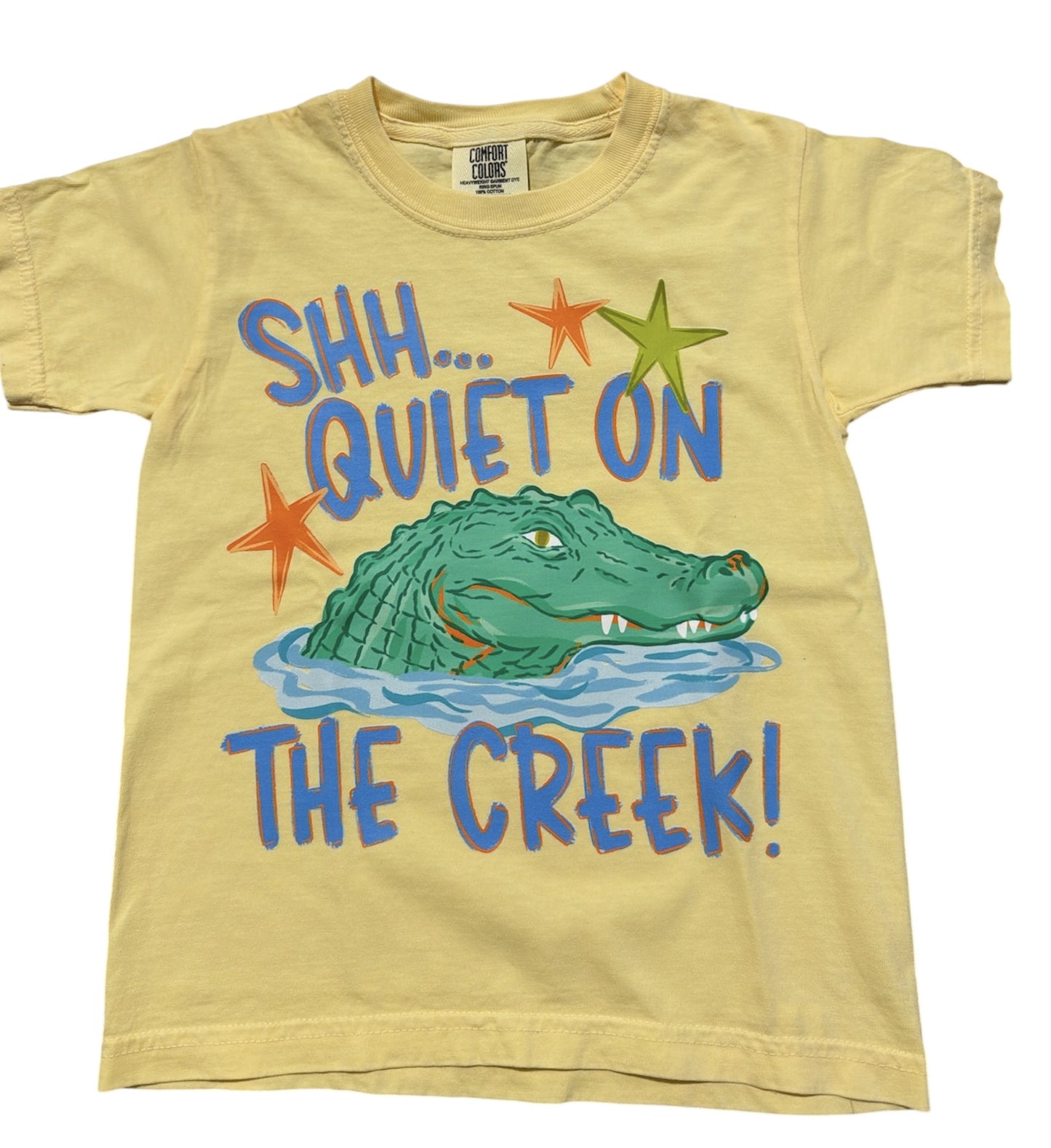 Printed Cotton SHH..... Quiet on the Creek Tee - Boy