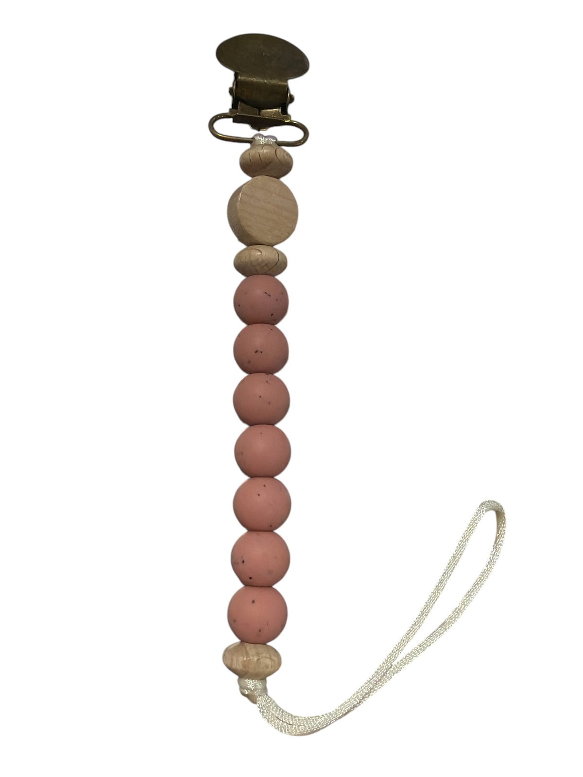 Three Hearts Petite Jace Pacifier/Toy Clip