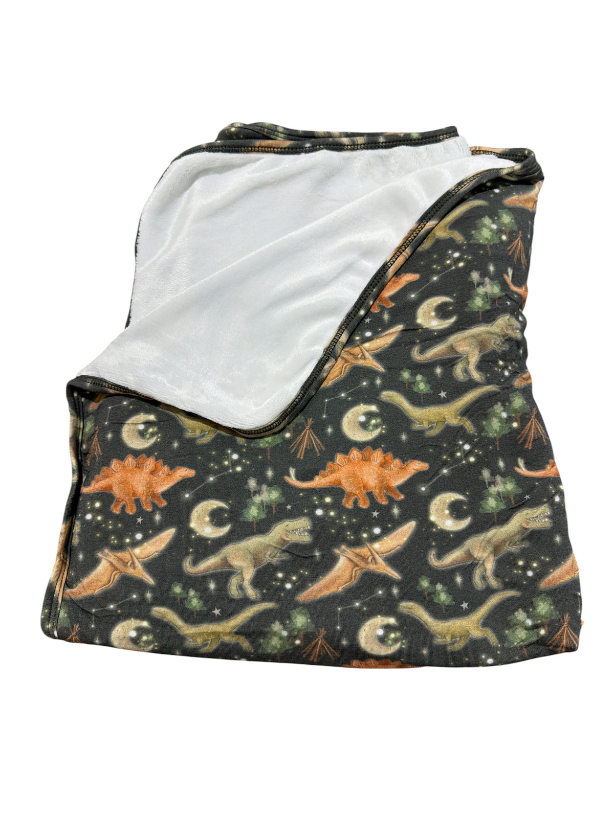 Rockin Royalty Dino Galaxy Swaddle Blanket