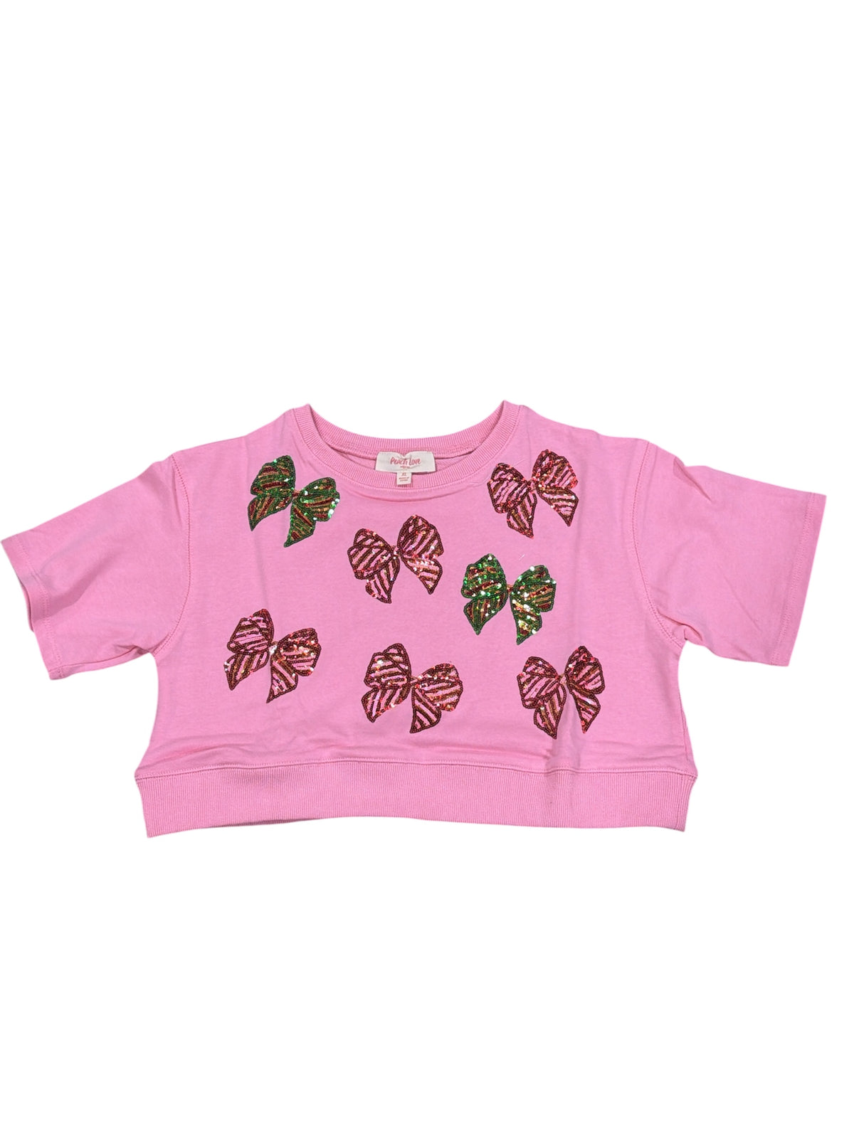 Peach Love Christmas Multi-Colored Bows