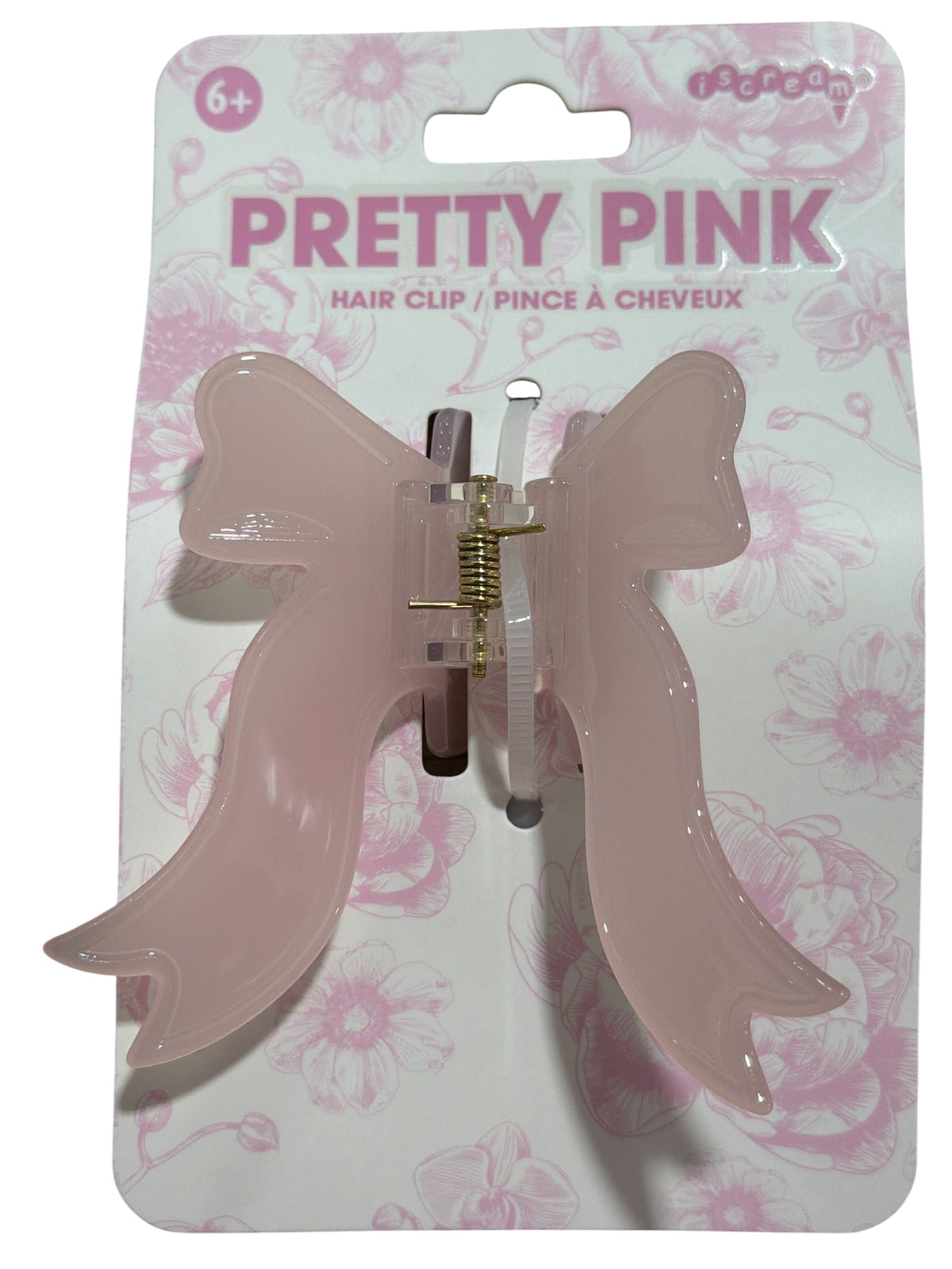 Iscream Pretty Pink Bow Hair Clip