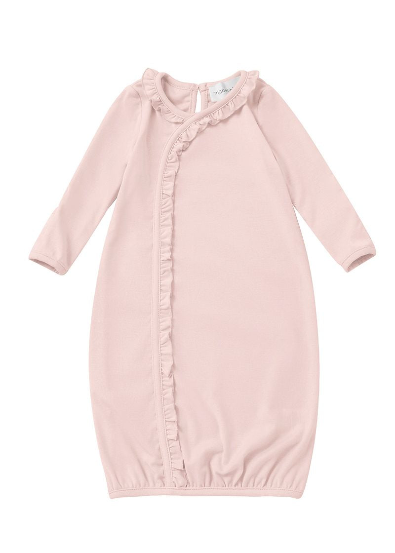 Mabel & Honey Whimsical Wildflower Newborn Pink Gown