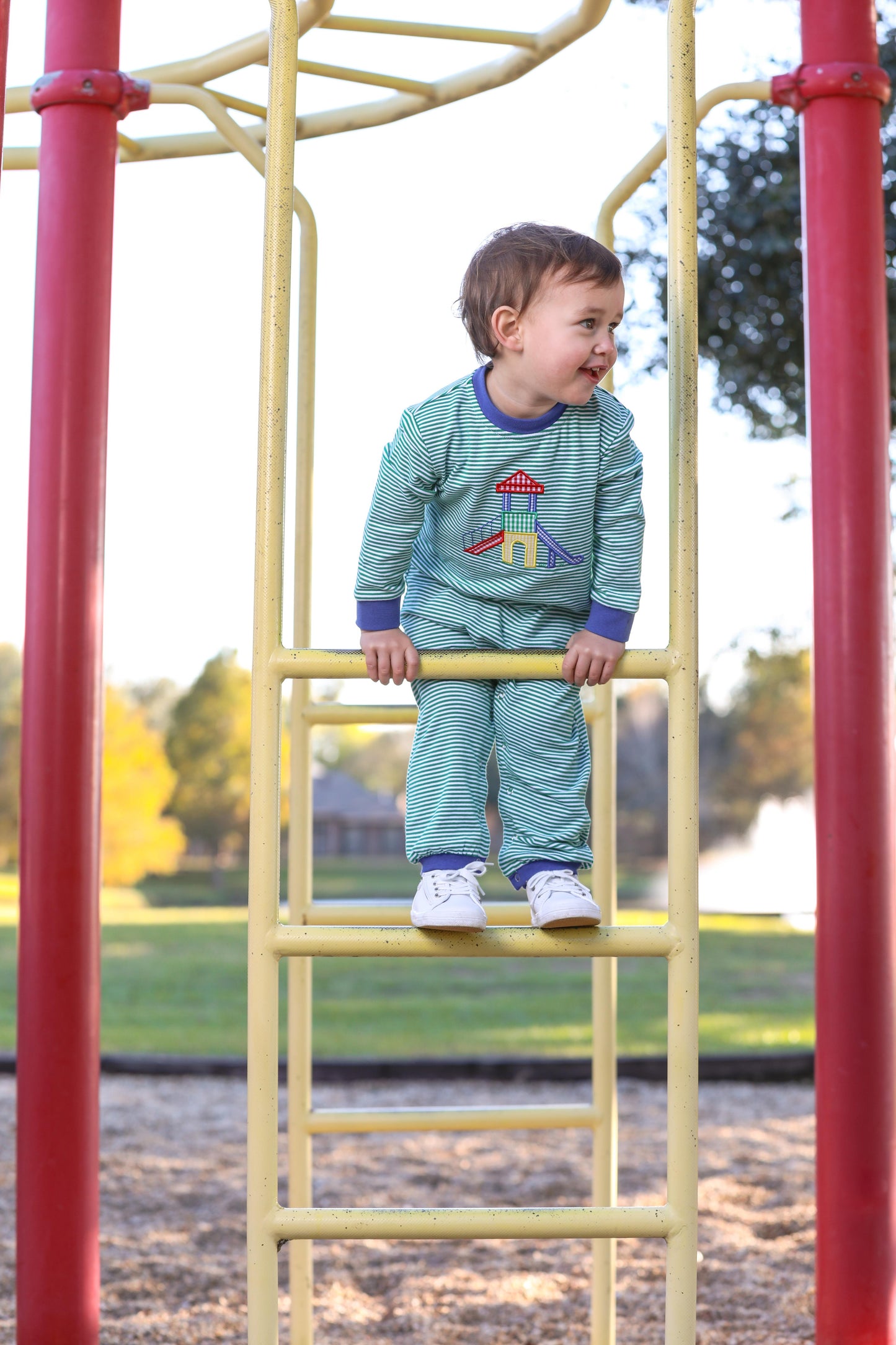 TSK Playground Applique Romper