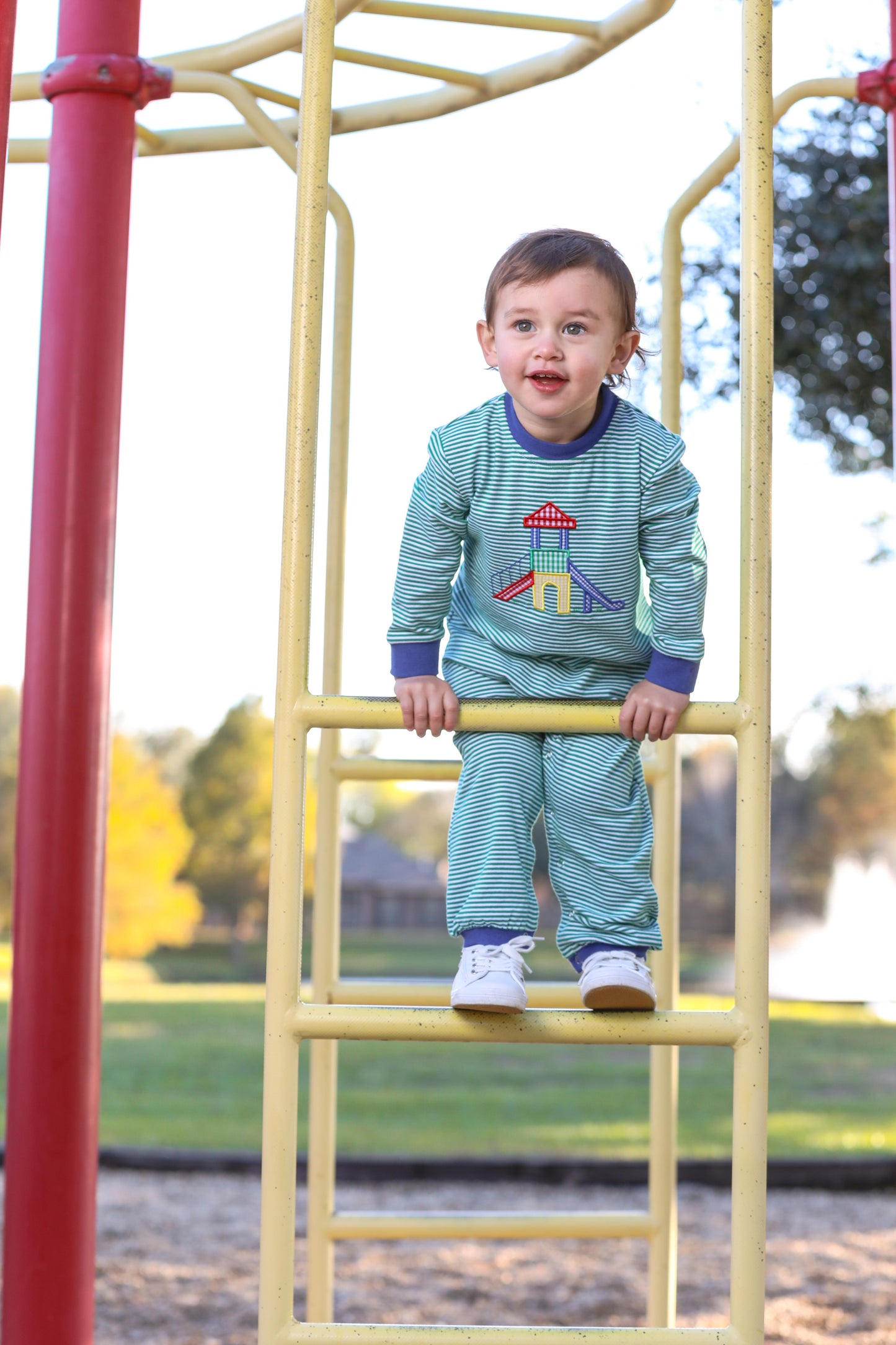 TSK Playground Applique Romper