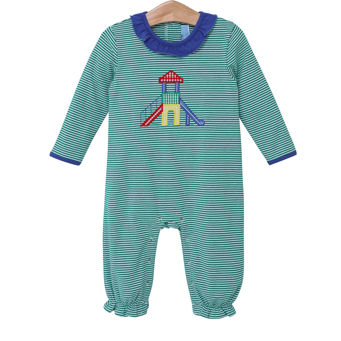 TSK Playground Applique Ruffle Romper