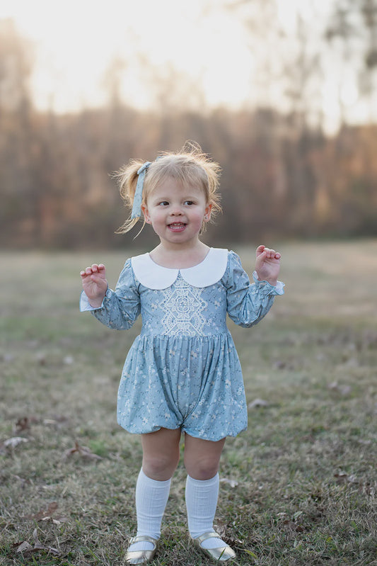 Be Girl Playsuit Bubble Cotton Fields
