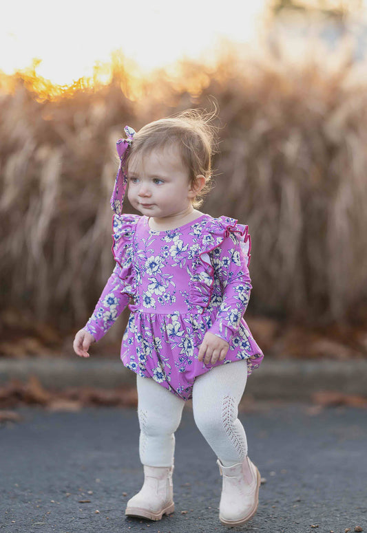 Be Girl Playsuit Bubble Golden Plum