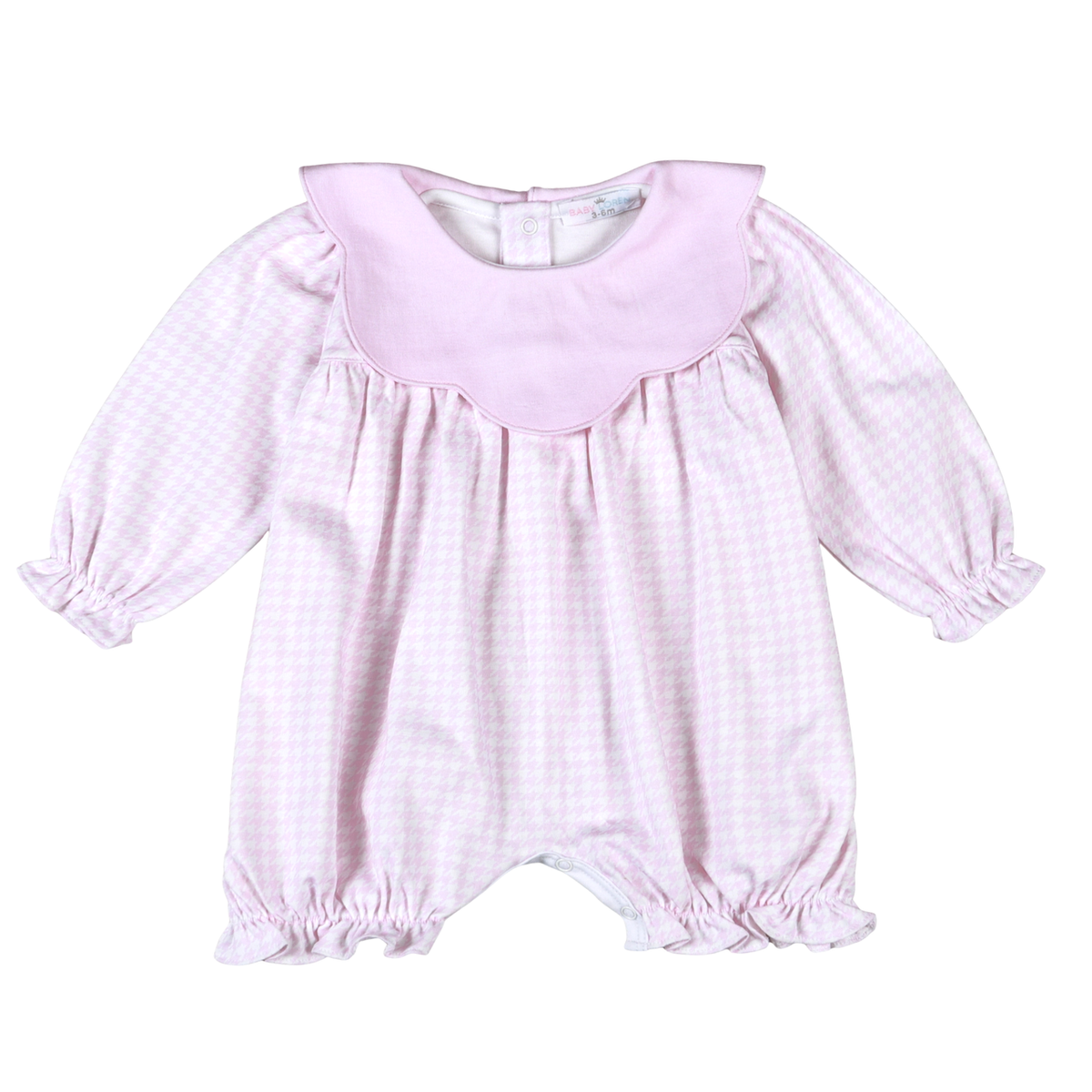 Baby Loren Pink Susie Pima Bib Bubble