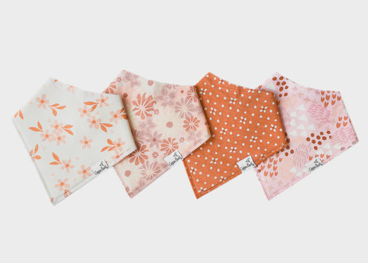 Copper Pearl Rue Bandana Bib Set