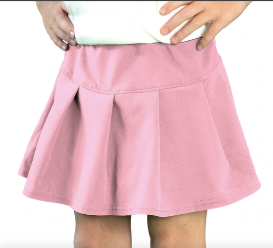 Tennis Skort Solid Pink