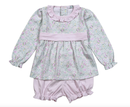 Casey Floral Pima Bloomer Set