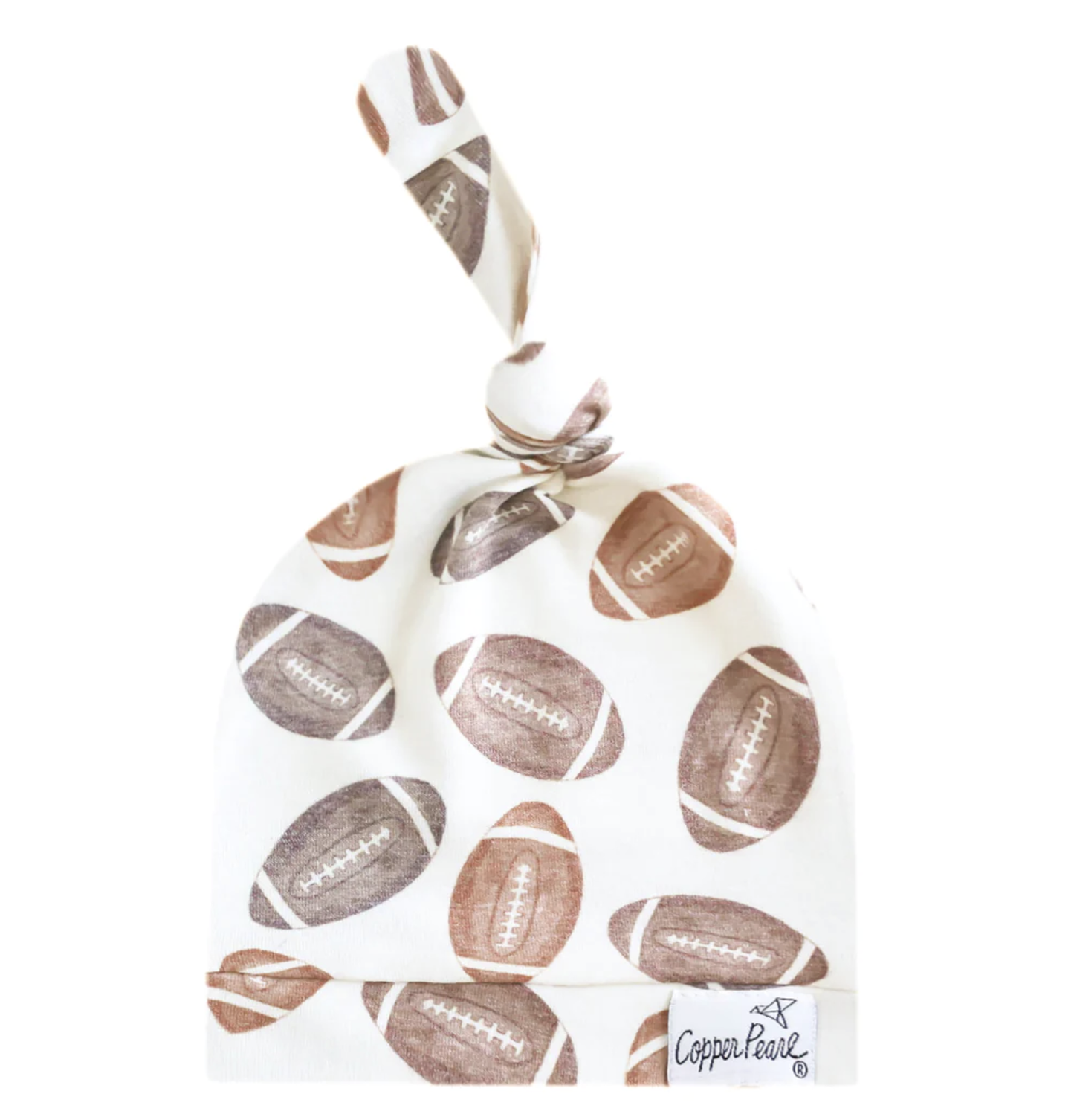 Copper Pearl Blitz Top Knot Hat