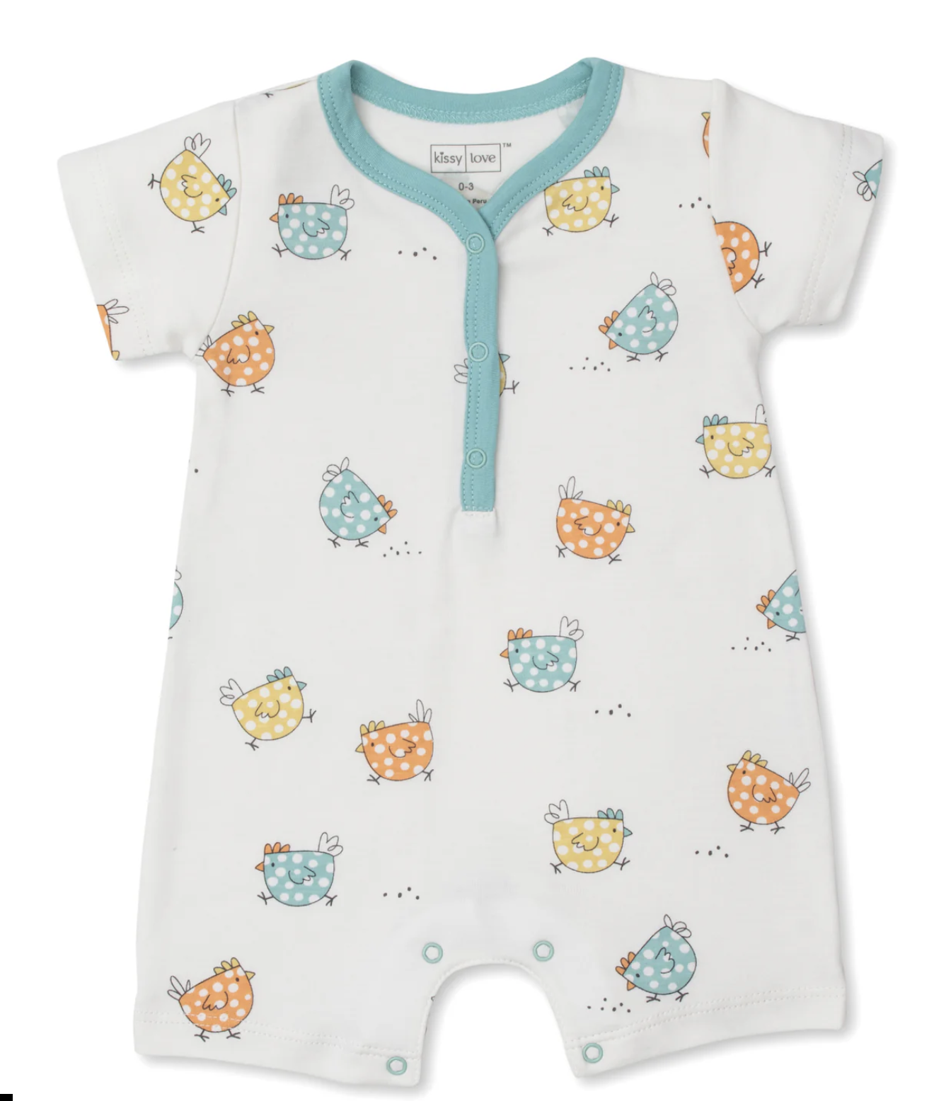 Kissy Love Dotty Chicks Short Playsuit