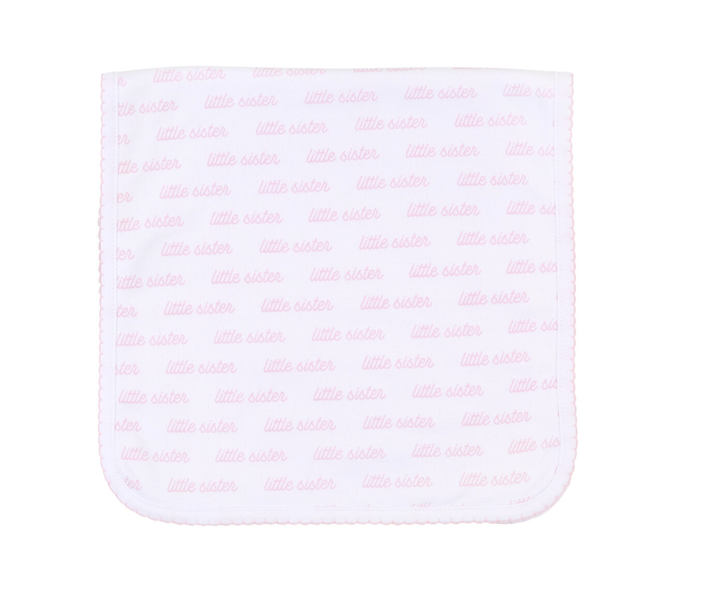 Little Sister Printed Burp Cloth