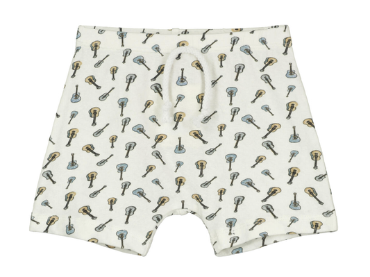 Kenley White Guitars Shorts