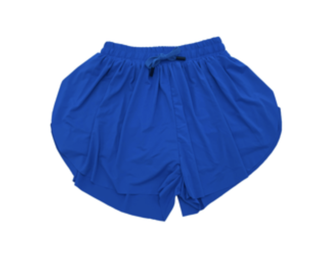 Royal Blue Butterfly Shorts