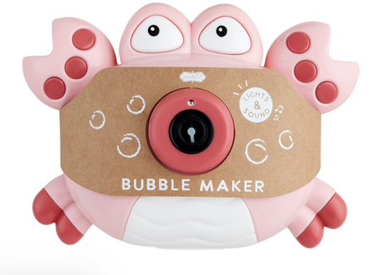 Pink Crab Bubble Maker