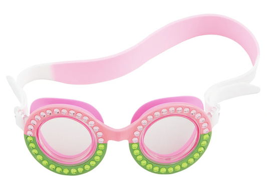 Green/Pink Girl Swim Goggles