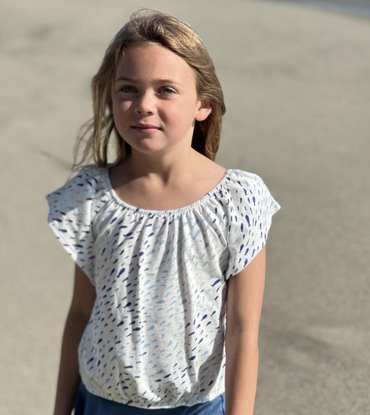 Lana Blue Fish Shirt