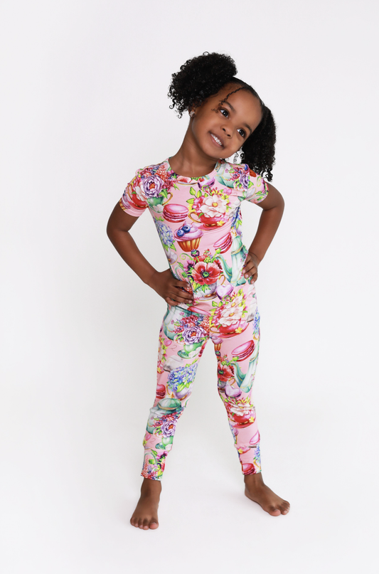 Posh Peanut Elizabeth Short Sleeve Basic Pajama