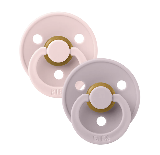 Bibs Paci Colour 2 Pack - Blossom/Dusky Lilac