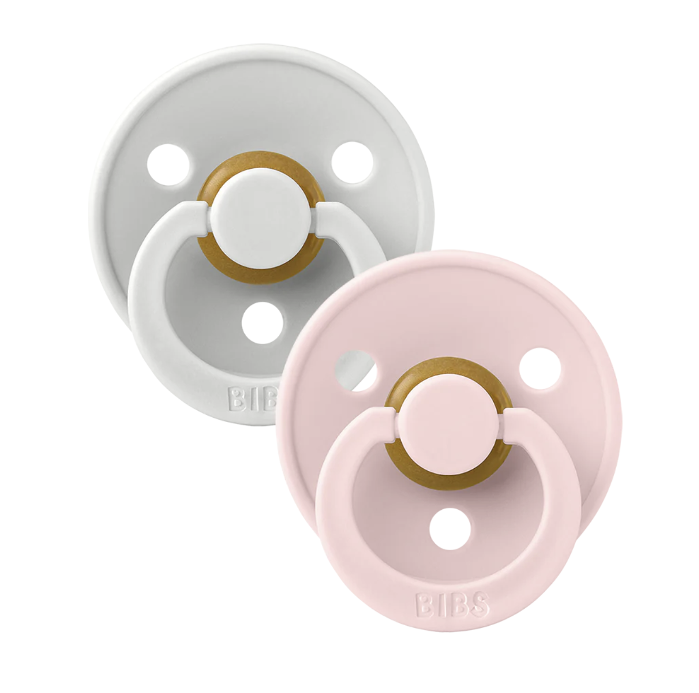 Bibs Paci Colour 2 pack - Haze/Blossom