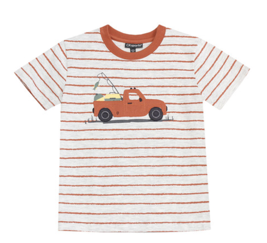 Orange Stripe Pick-up Fishing Tee