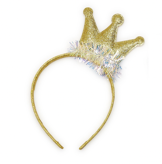 Gold Crown Light up Headband