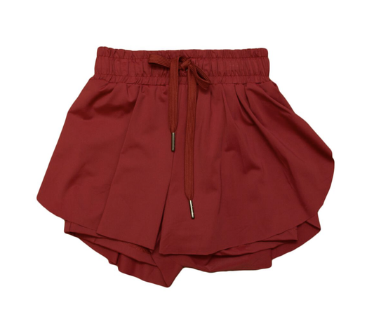 BC Maroon Butterfly Shorts