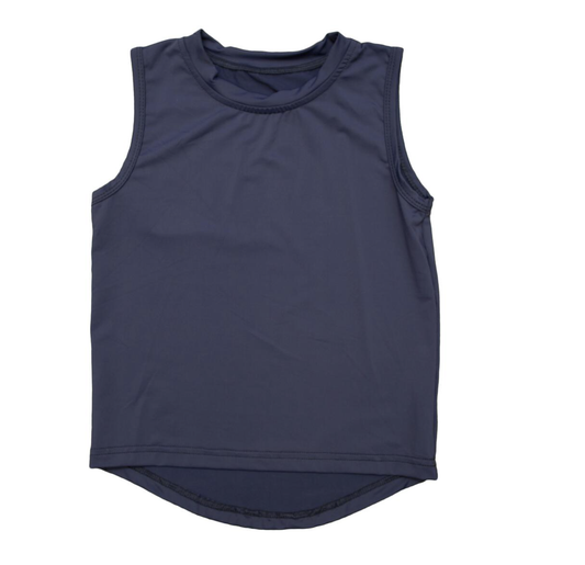 BC Navy Blue High Low Tank