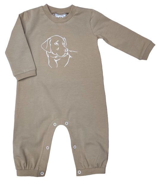 TS Lab Embroidery Boys Romper