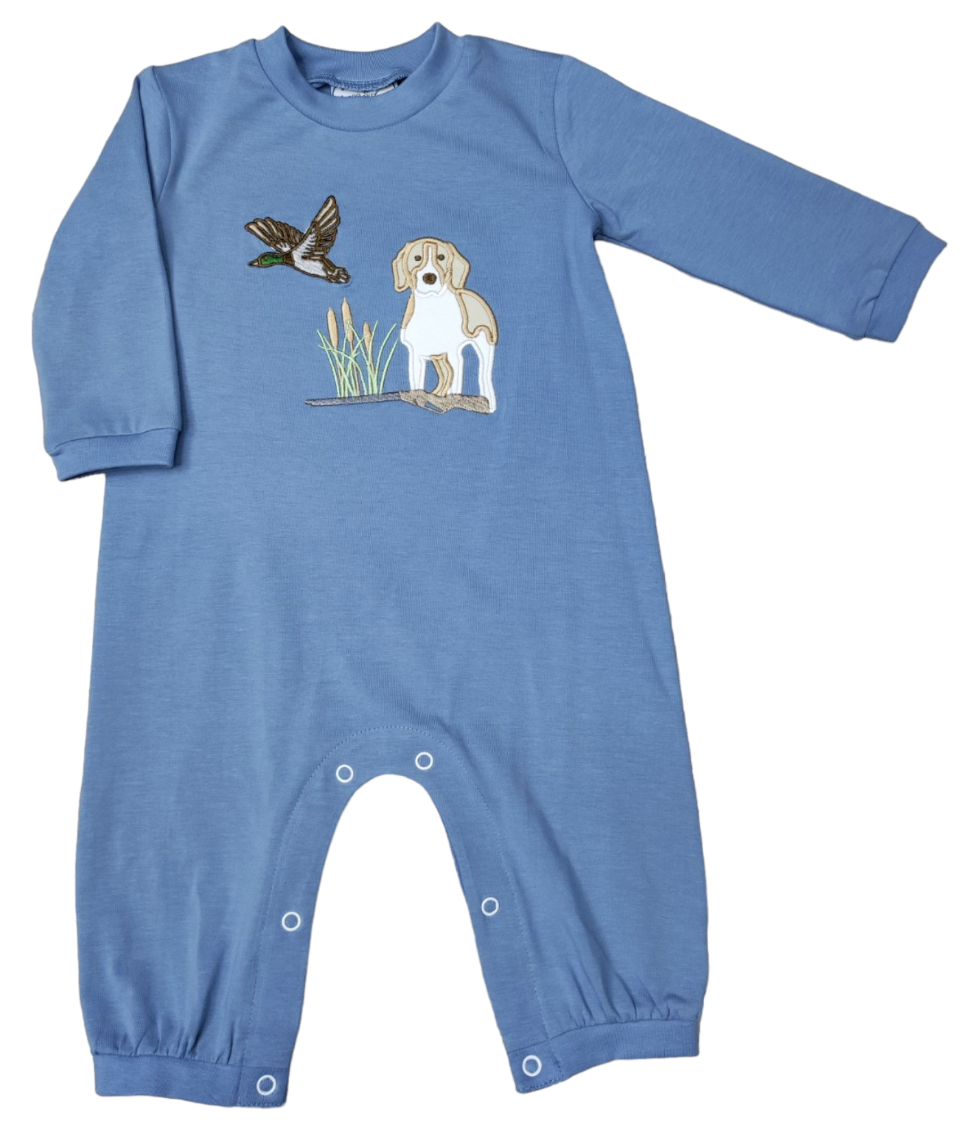 TS Duck Hunting Applique Romper