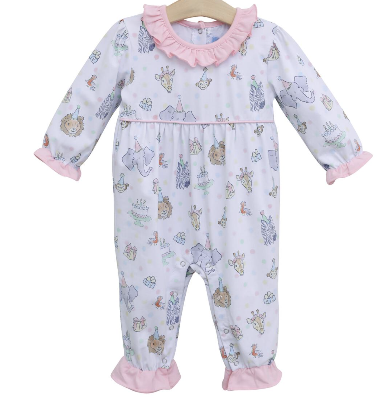 TSK Party Animals Ruffle Romper