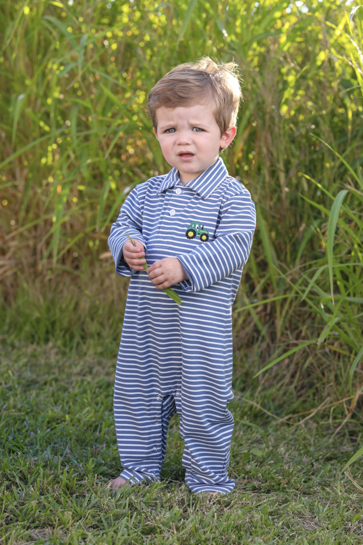 TSK Tractor Polo Romper