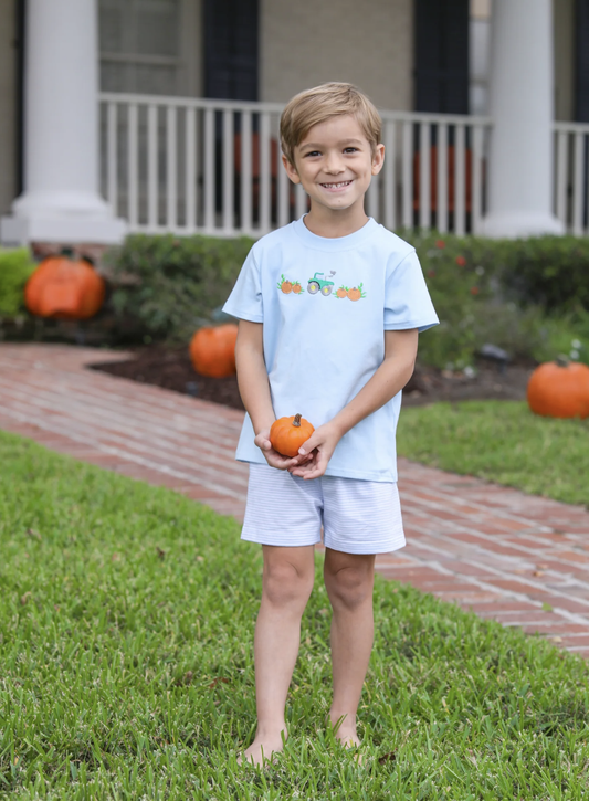 TSK Pumpkin Embroidery Shirt