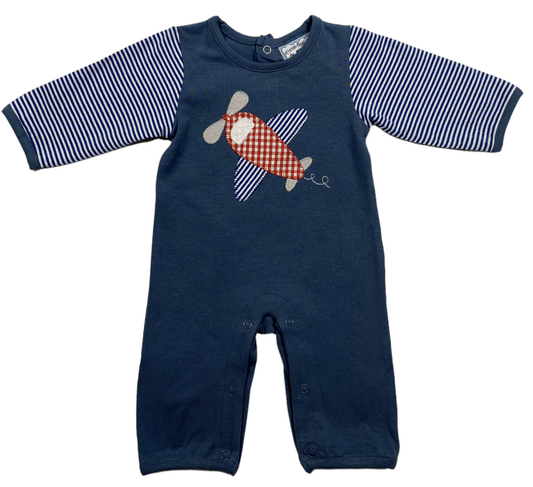 TS Airplane Applique Romper