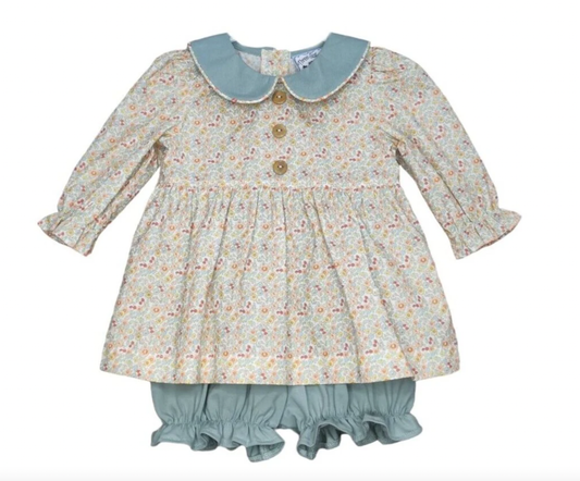 TS Ditsy Floral L/S Bloomer Set